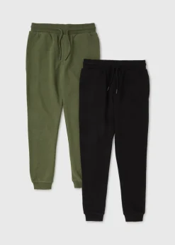 Boys Black & Green Joggers Set (7-13yrs)