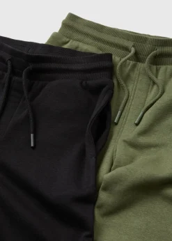 Boys Black & Green Joggers Set (7-13yrs)