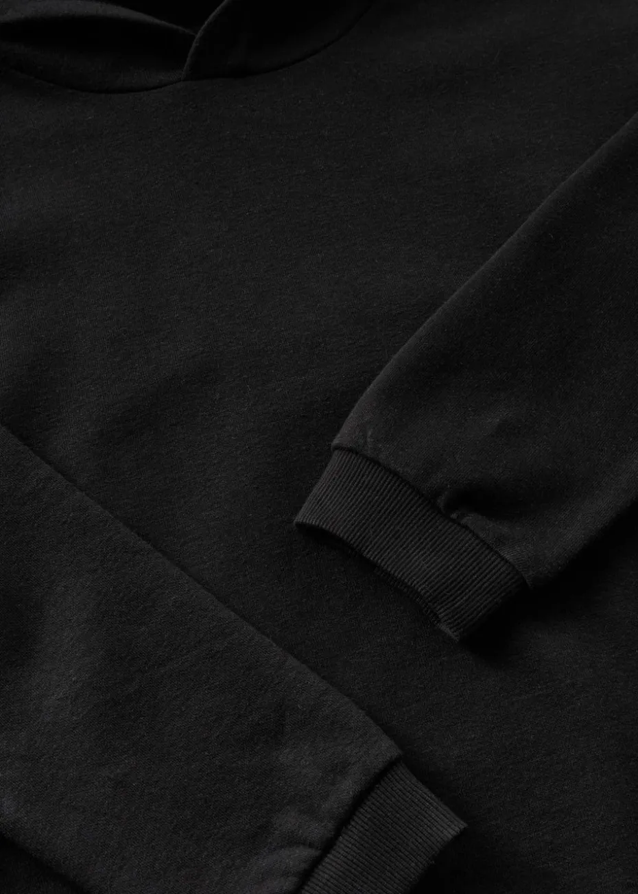 Boys Black Basic Hoodie (7-15yrs)