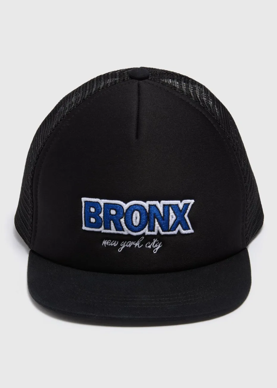 Boys Black Bronx Sport Cap (7-13yrs)