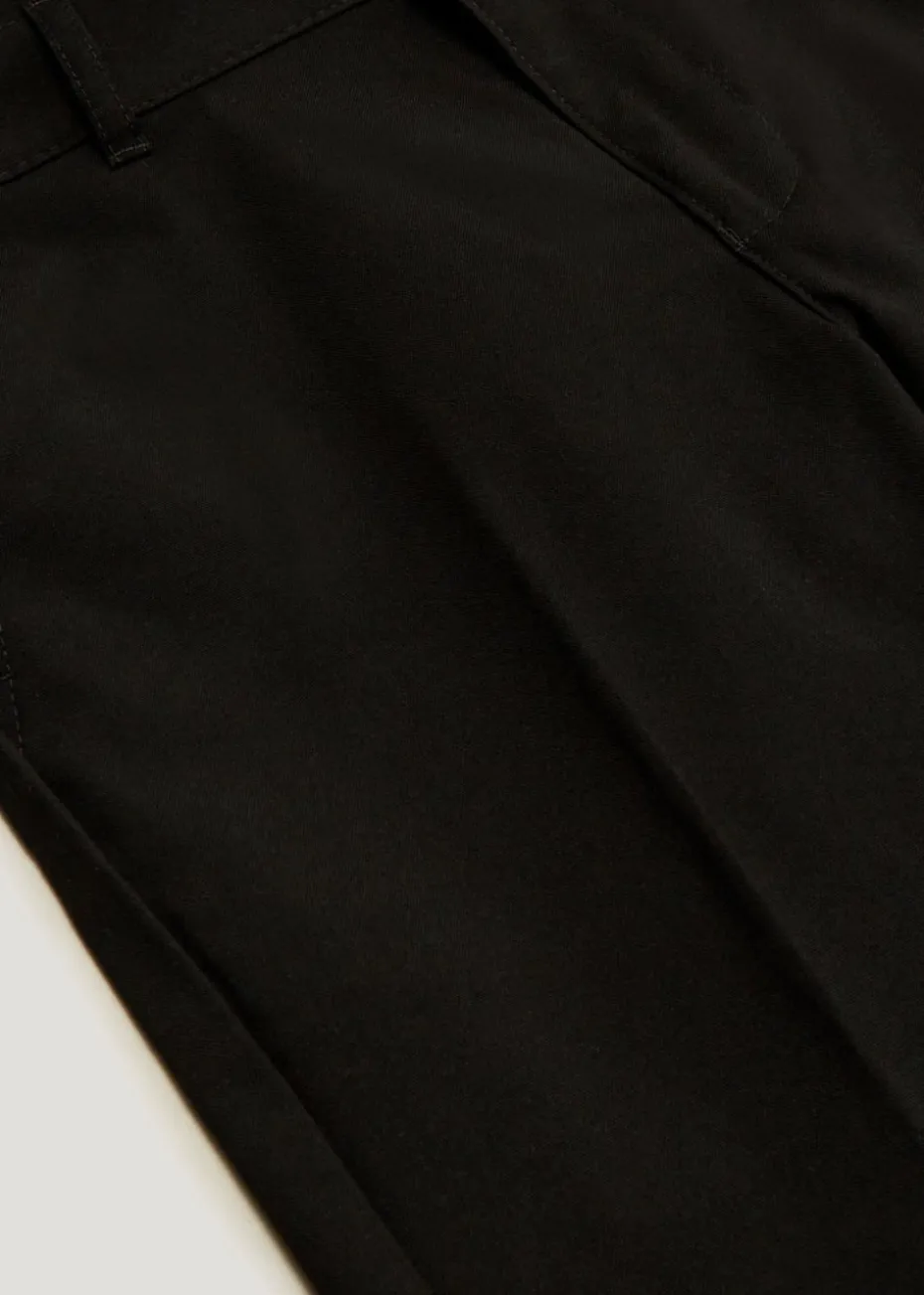 Boys Black Skinny Fit School Trousers (10-16yrs)