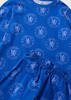 Boys Blue Chelsea Fleece Pyjama Set (4-12yrs)