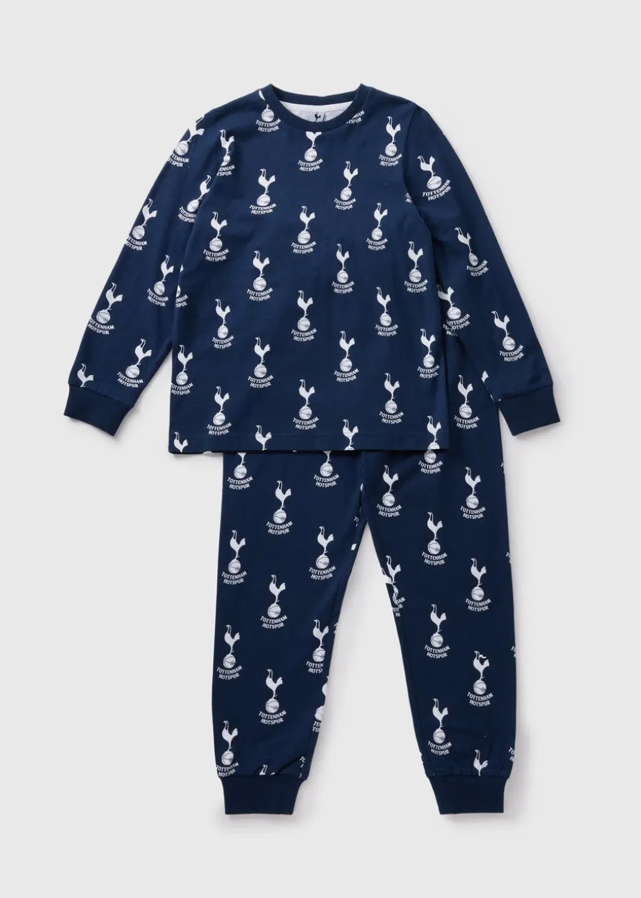 Boys Blue Tottenham Pyjama Set (4-12yrs)