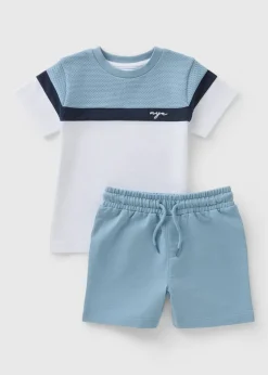 Boys Blue T-Shirt & Shorts Set (1-7yrs)