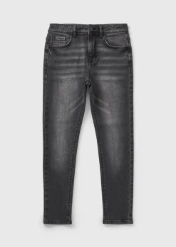 Boys Grey Denim Skinny Jeans (7-16yrs)