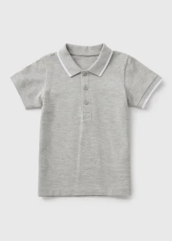 Boys Grey Polo Shirts (1-7yrs)