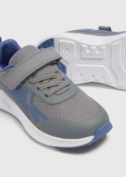 Boys Grey Sports Trainers (Younger 10-Older 6)