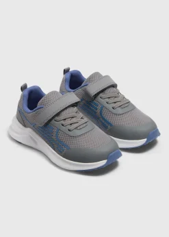 Boys Grey Sports Trainers (Younger 10-Older 6)