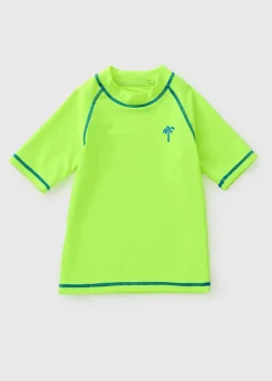 Boys Lime Rash Vest (7-15yrs)