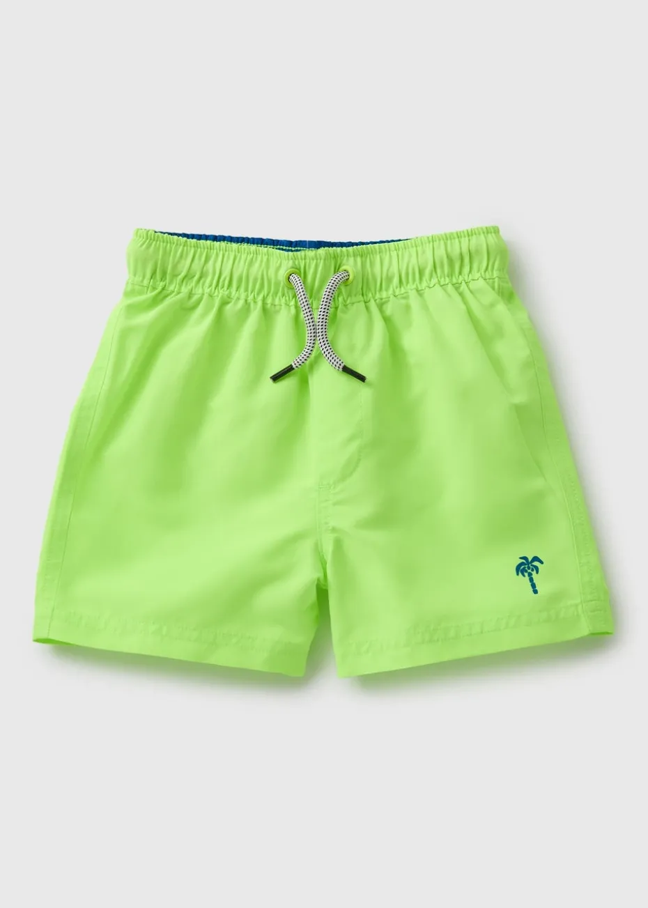 Boys Lime Swim Shorts (1-7yrs)