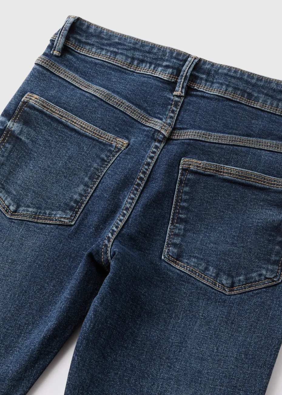 Boys Mid Wash Denim Skinny Jeans (7-16yrs)