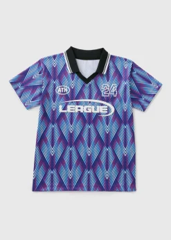 Boys Multicolour Football T-Shirt (7-15yrs)