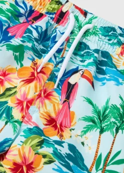Boys Multicolour Tropical Swim Shorts (1-10yrs)
