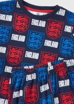 Boys Navy England Pyjama Set (4-12yrs)