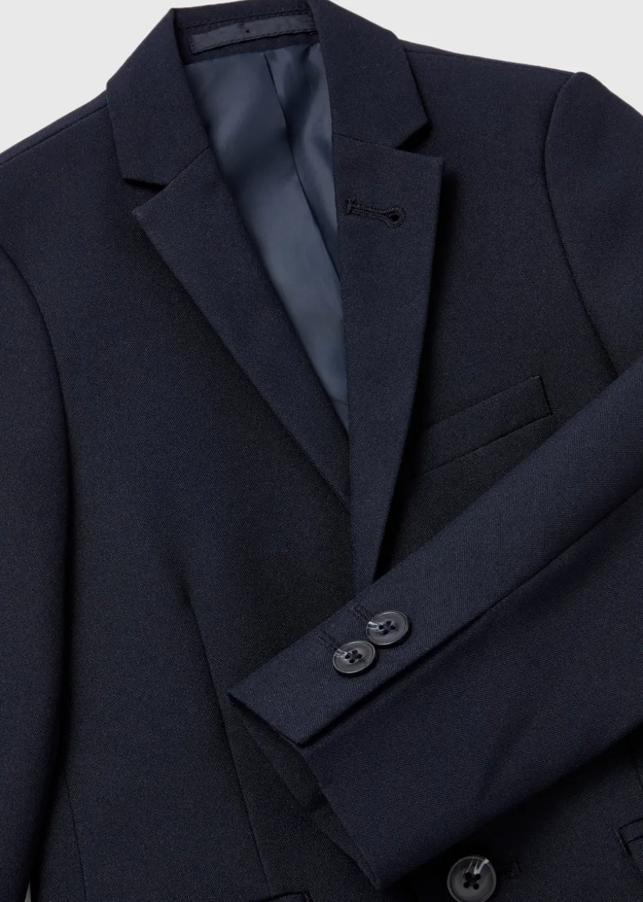 Boys Navy Panama Blazer (2-13yrs)