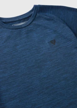 Boys Navy Sports T-Shirt (7-15yrs)