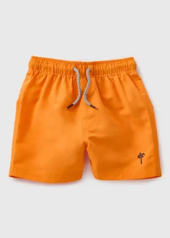 Boys Orange Swim Shorts (1-7yrs)