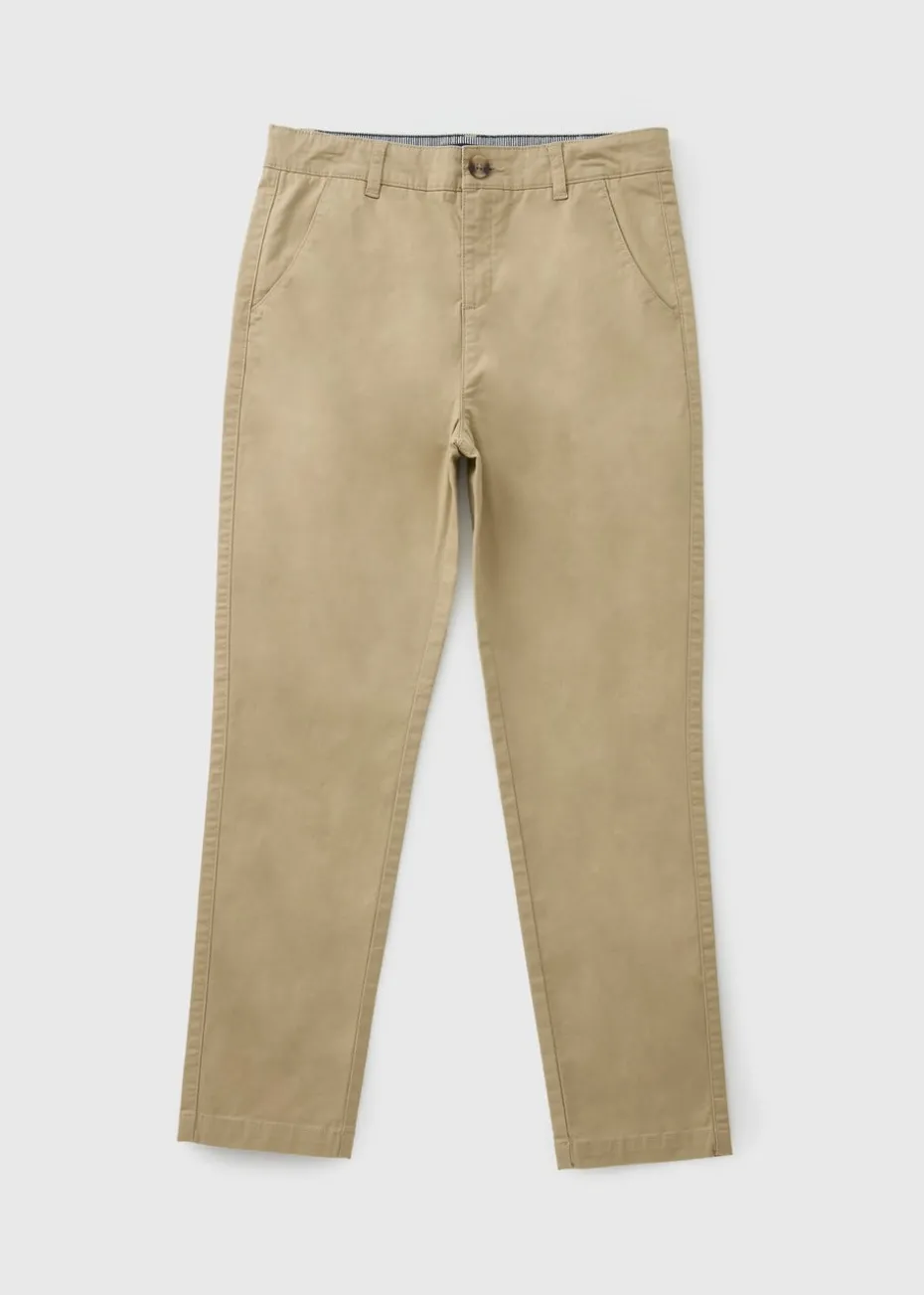 Boys Stone Chino Trousers (7-15yrs)