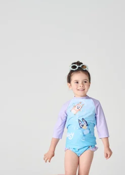 Brand Threads Bluey Multi Swim Set Multi (12 Months -5 Years)