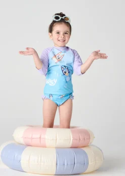 Brand Threads Bluey Multi Swim Set Multi (12 Months -5 Years)