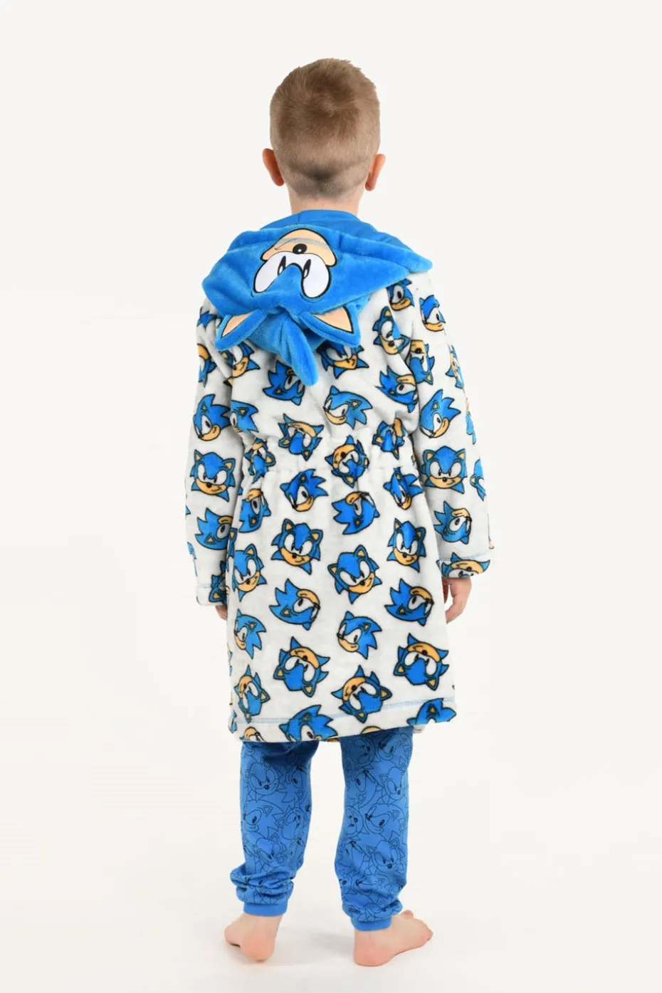 Brand Threads Kids' Sonic The Hedgehog Dressing Gown