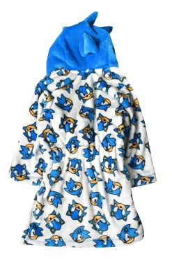 Brand Threads Kids' Sonic The Hedgehog Dressing Gown