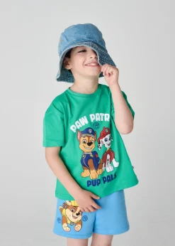 Brand Threads Paw Patrol Green Boys Daywear Set (3-6 years)