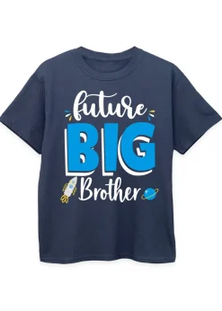 Brands In Future Big Brother Boys Navy T-Shirt