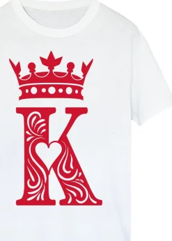 Brands In King Of Hearts Adult White T-Shirt