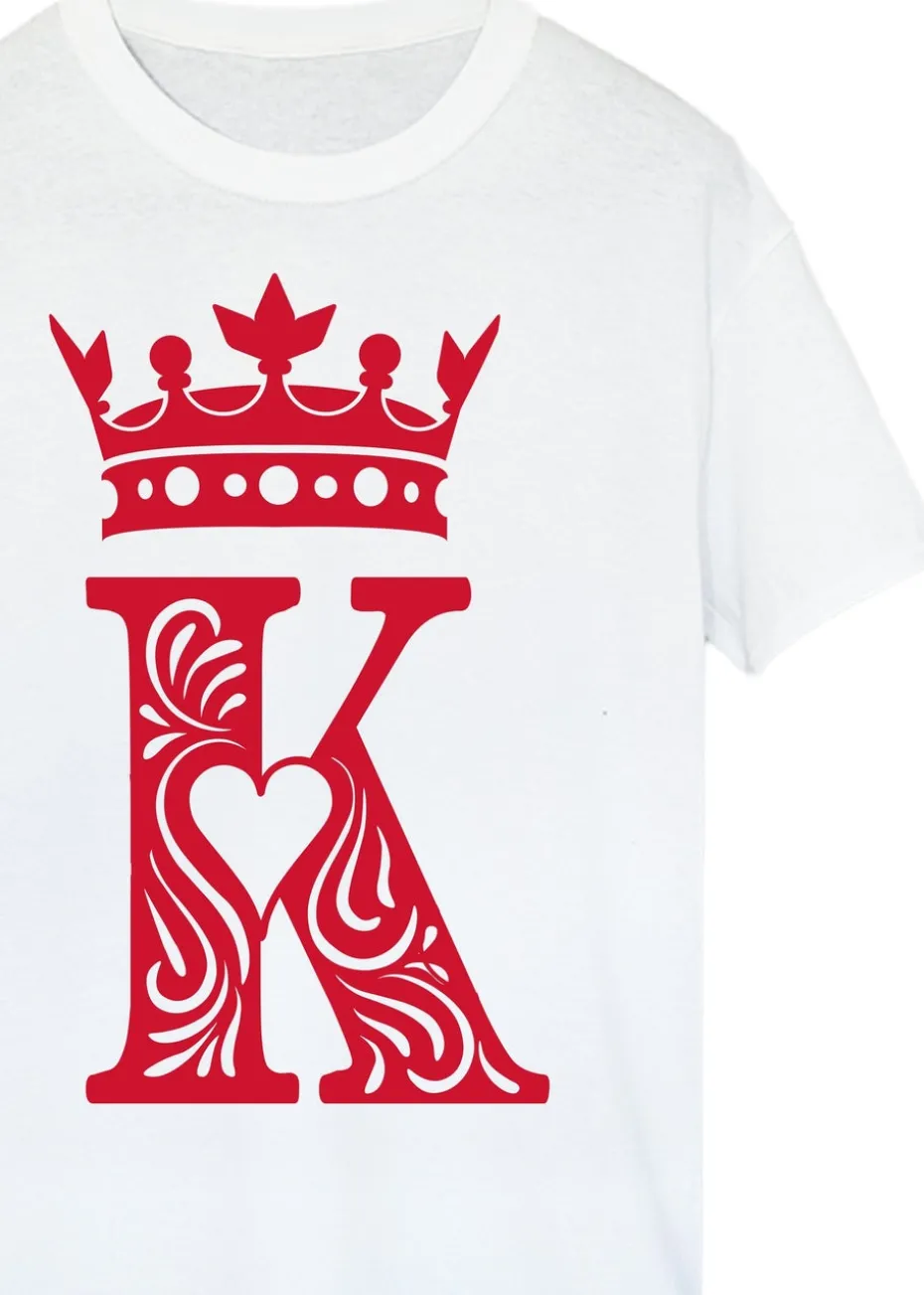 Brands In King Of Hearts Adult White T-Shirt