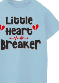 Brands In Little Heart Breaker Kids Baby Blue T-Shirt (3-13 Years)