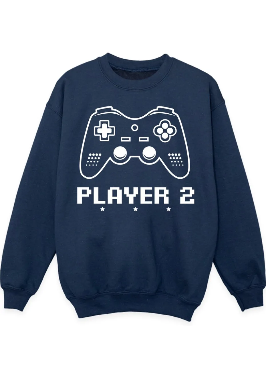 Brands In Player 2 Kids Navy Graphic Sweatshirt (3-13 Years)