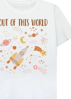 Brands In Space Out Of This World Kids White T-Shirt (3-13 Years)