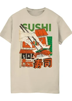 Brands In Sushi Sand Graphic T-Shirt