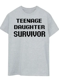 Brands In Teenage Daughter Survivor Grey T Shirt