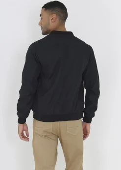 Brave Soul Black Bomber Jacket