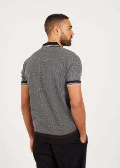 Brave Soul Black Knitted Short Sleeve Shirt