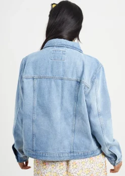 Brave Soul Blue Western Style Denim Jacket
