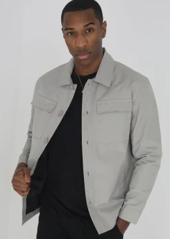 Brave Soul Stone Button Through Shacket