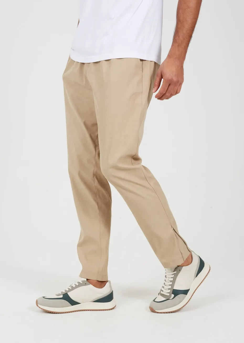 Brave Soul Stone Elasticated Waist Trousers