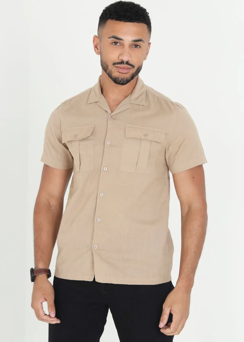 Brave Soul Stone Short Sleeve Shirt