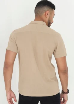 Brave Soul Stone Short Sleeve Shirt