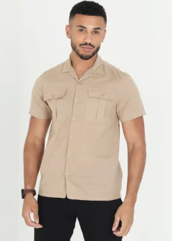 Brave Soul Stone Short Sleeve Shirt