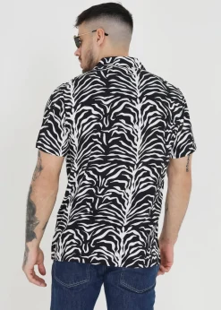 Brave Soul White Short Sleeve Print Shirt