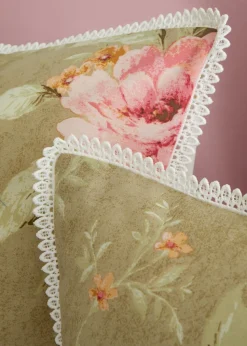 Bridgerton By Catherine Lansfield Penelope Floral Reversible Duvet Cover Set