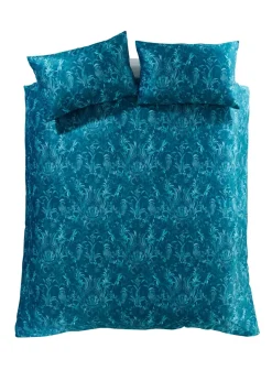 Bridgerton By Catherine Lansfield Regal Birds Soft Velvet Duvet Cover Set