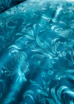 Bridgerton By Catherine Lansfield Regal Birds Soft Velvet Duvet Cover Set