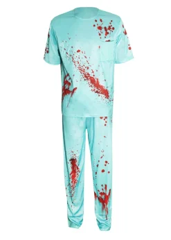 Bristol Novelty Blue Bloody Doctor Costume