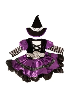 Bristol Novelty Kids Purple Witch Costume (1-4yrs)