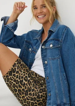 Brown Animal Cycling Shorts